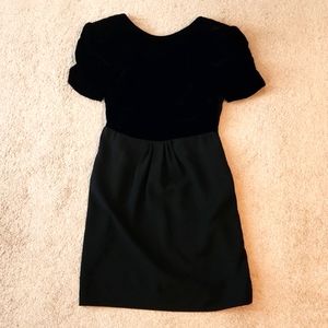 Valentino Night vintage black velvet dress 2